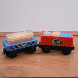 Sodor Dinosaur Exhibit Dino Fossil Discovery Car Thomas & Friends Wooden Trains